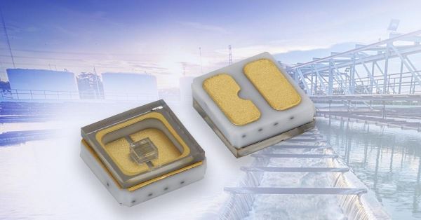 Vishay Intertechnology предлагает новый УФ светодиод в компактном керамическом корпусе для поверхностного монтажа