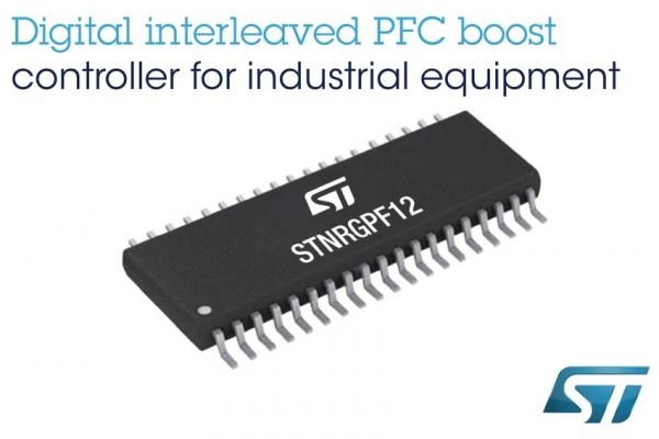 STMicroelectronics разработала цифровой корректор коэффициента мощности для промышленных приложений