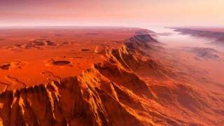 На Марсе найдены следы гигантского цунами