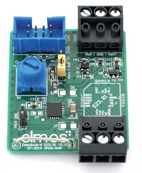 Elmos представляет высокоинтегрированный контроллер автономного драйвера бесщеточного двигателя постоянного тока